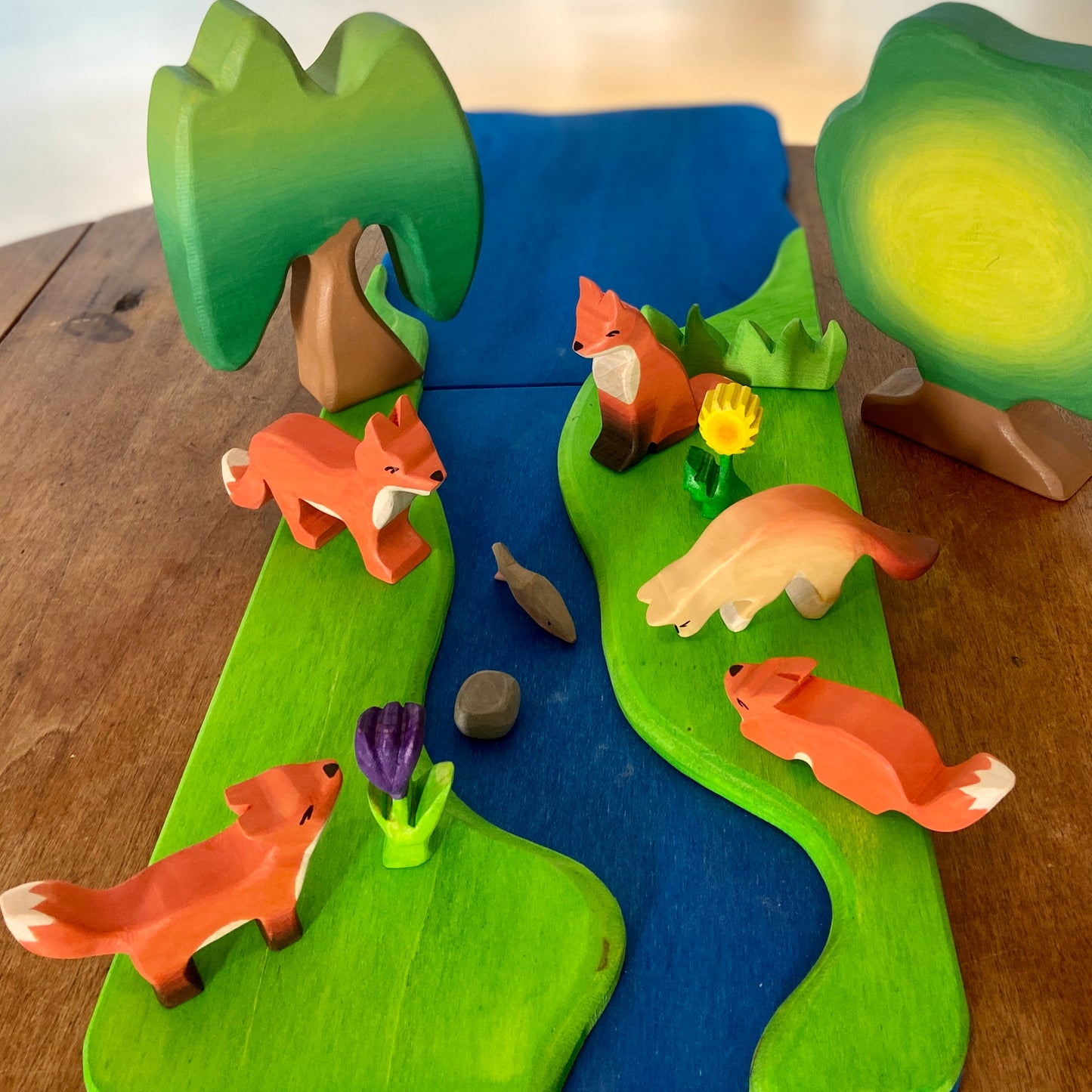 Waldorf toys - The River Diorama | Open ended toys