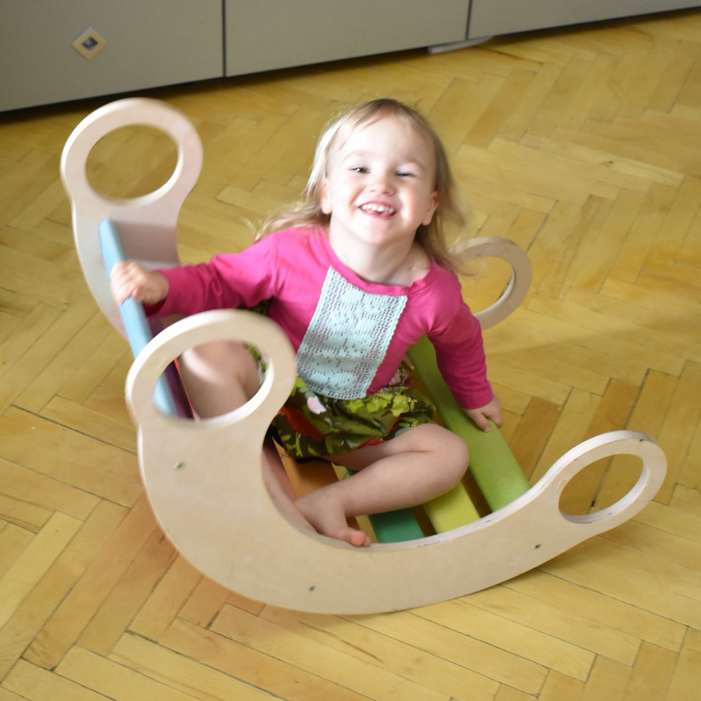 The Rocking Planks - Wooden rocker for toddlers