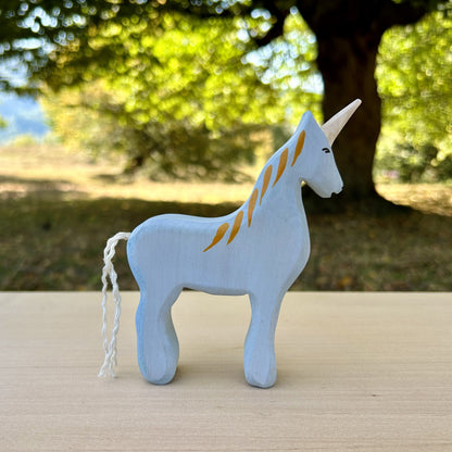 Wooden unicorn