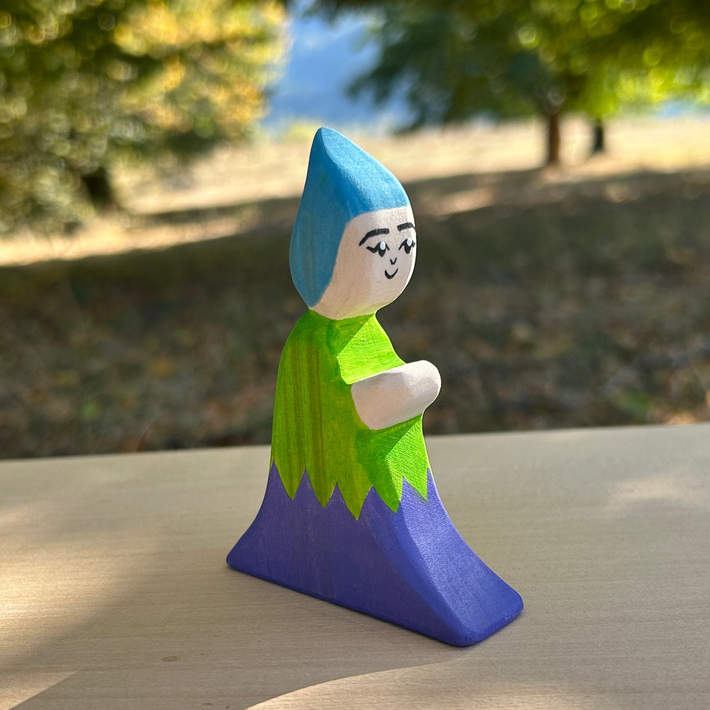 Wooden fairy figurine | Wooden fairy doll