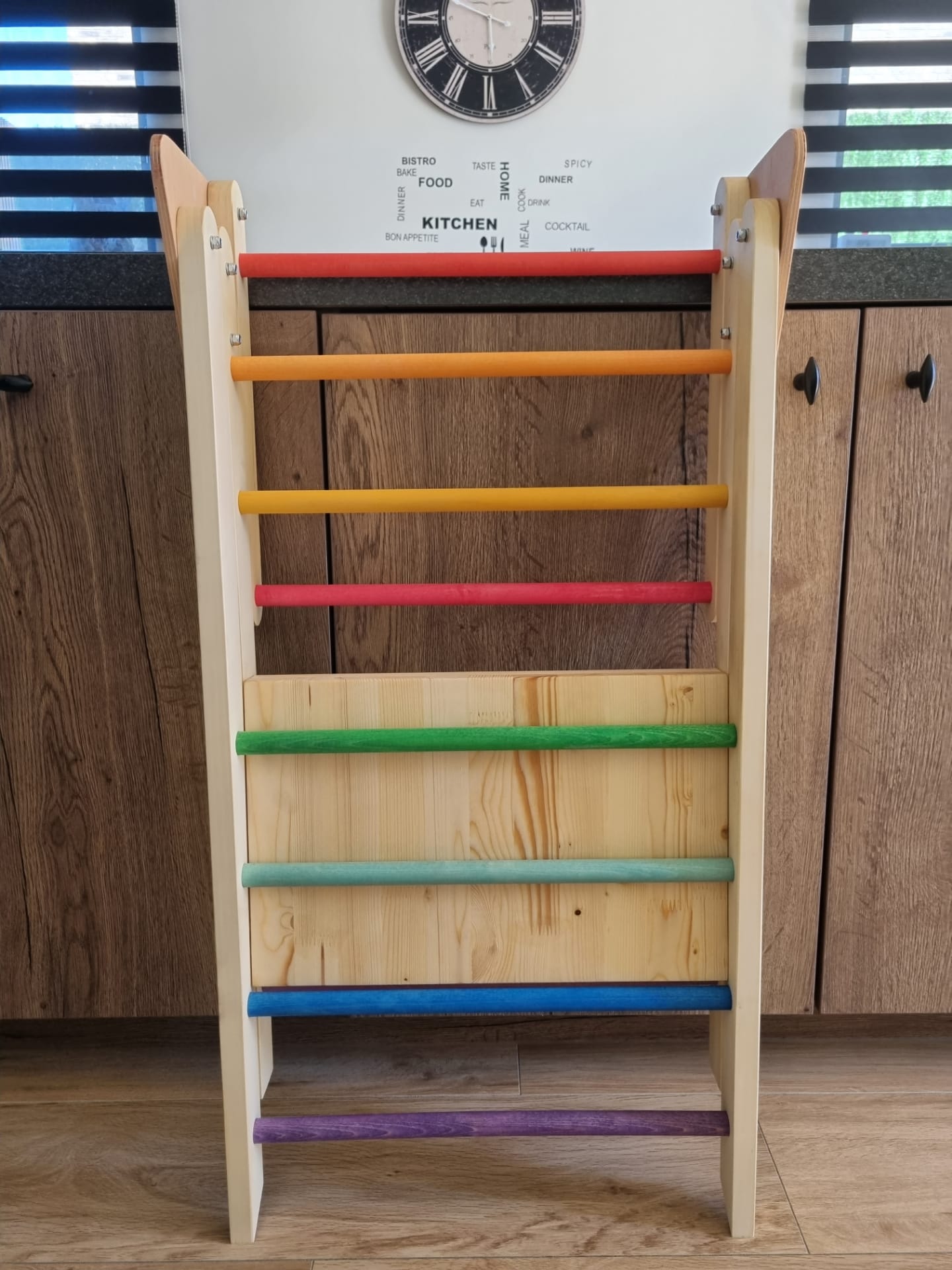 Foldable Learning Tower, Toddler Kitchen Helper Tower