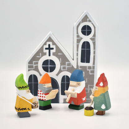 Wooden gnomes - Waldorf toys and Holidays decor