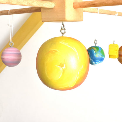 Solar System Mobile - Wooden Toy Model