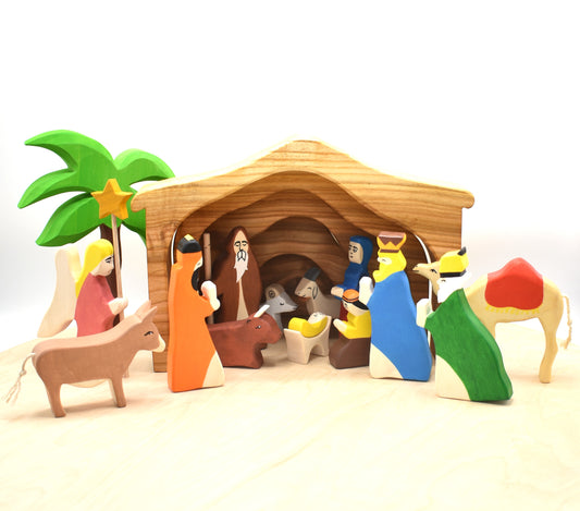 Waldorf Nativity Set - Wooden toys