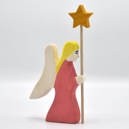 Wooden Angel Figurine