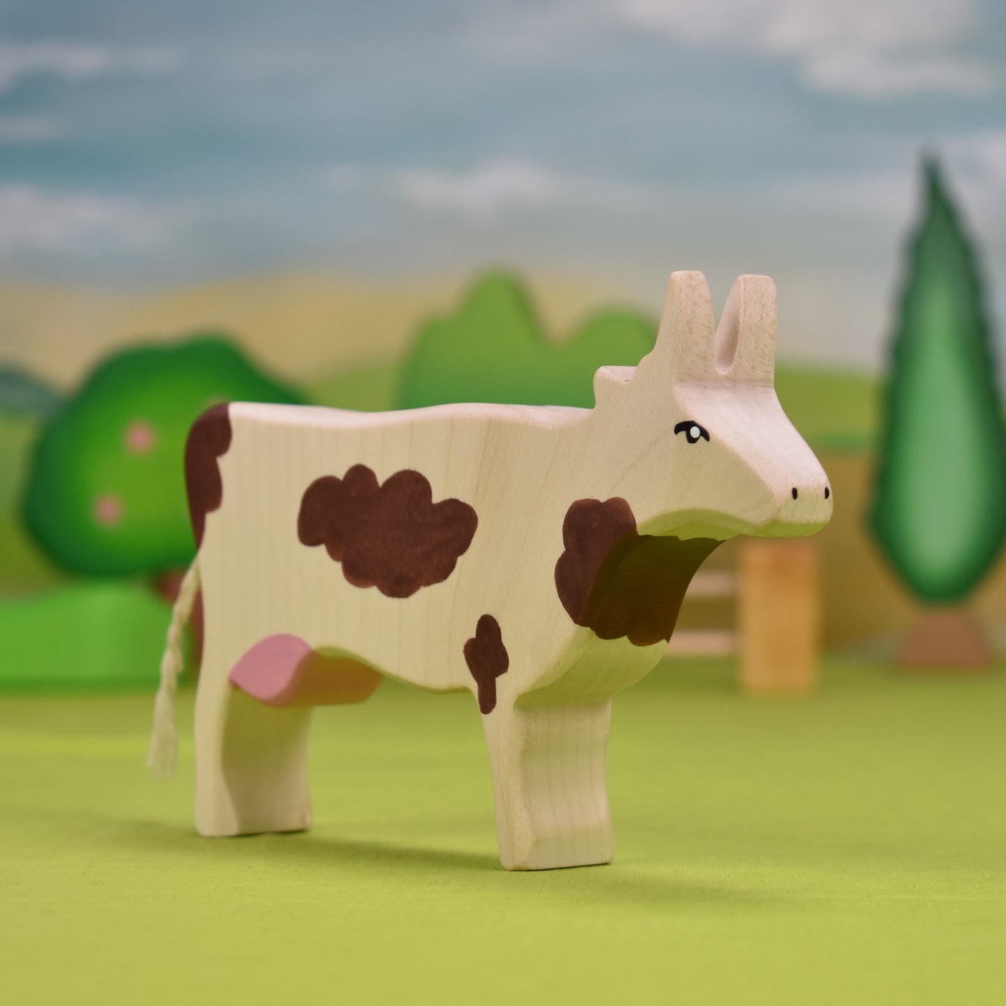 Berry - Wooden Toy Cow