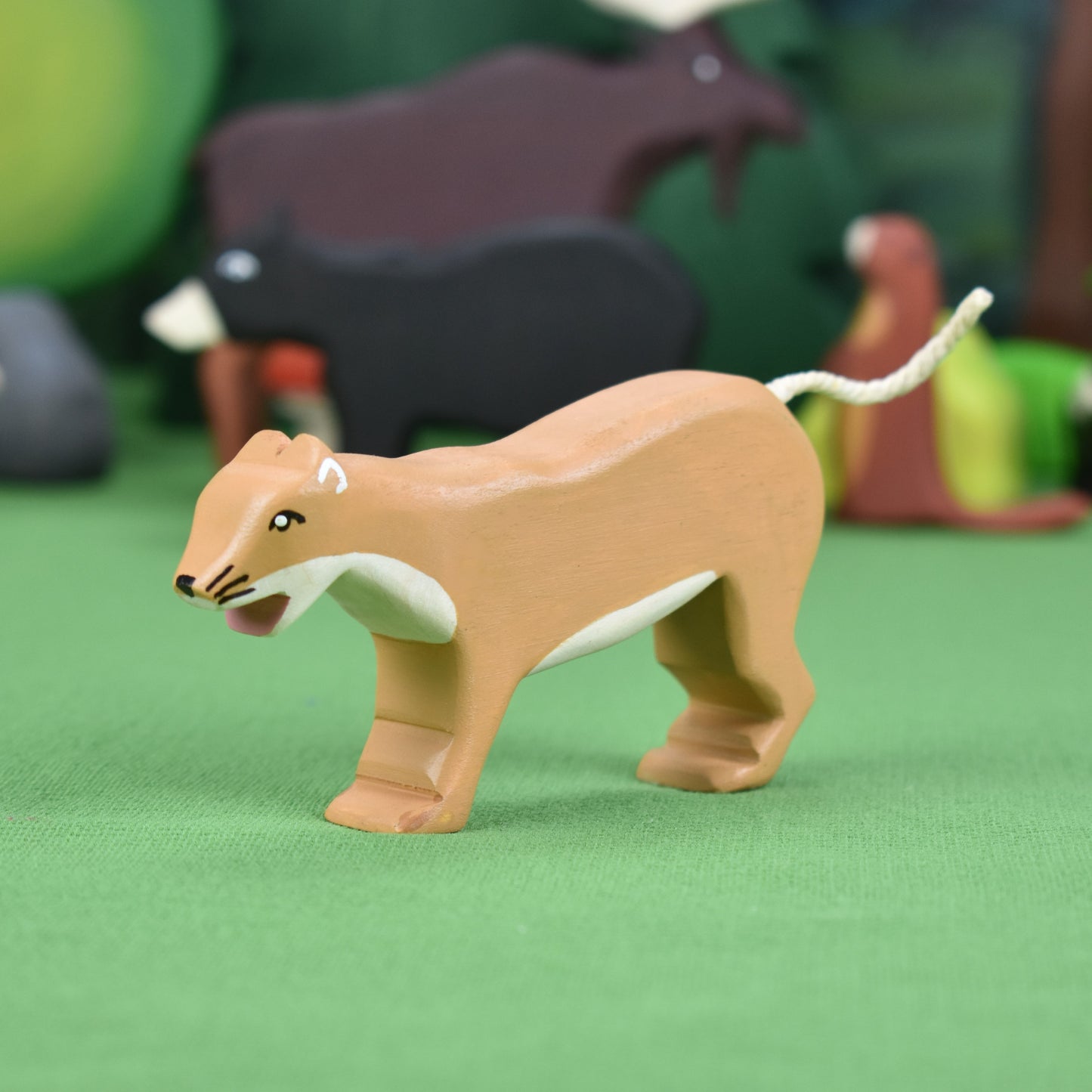 North American Animals - wooden toy figurines