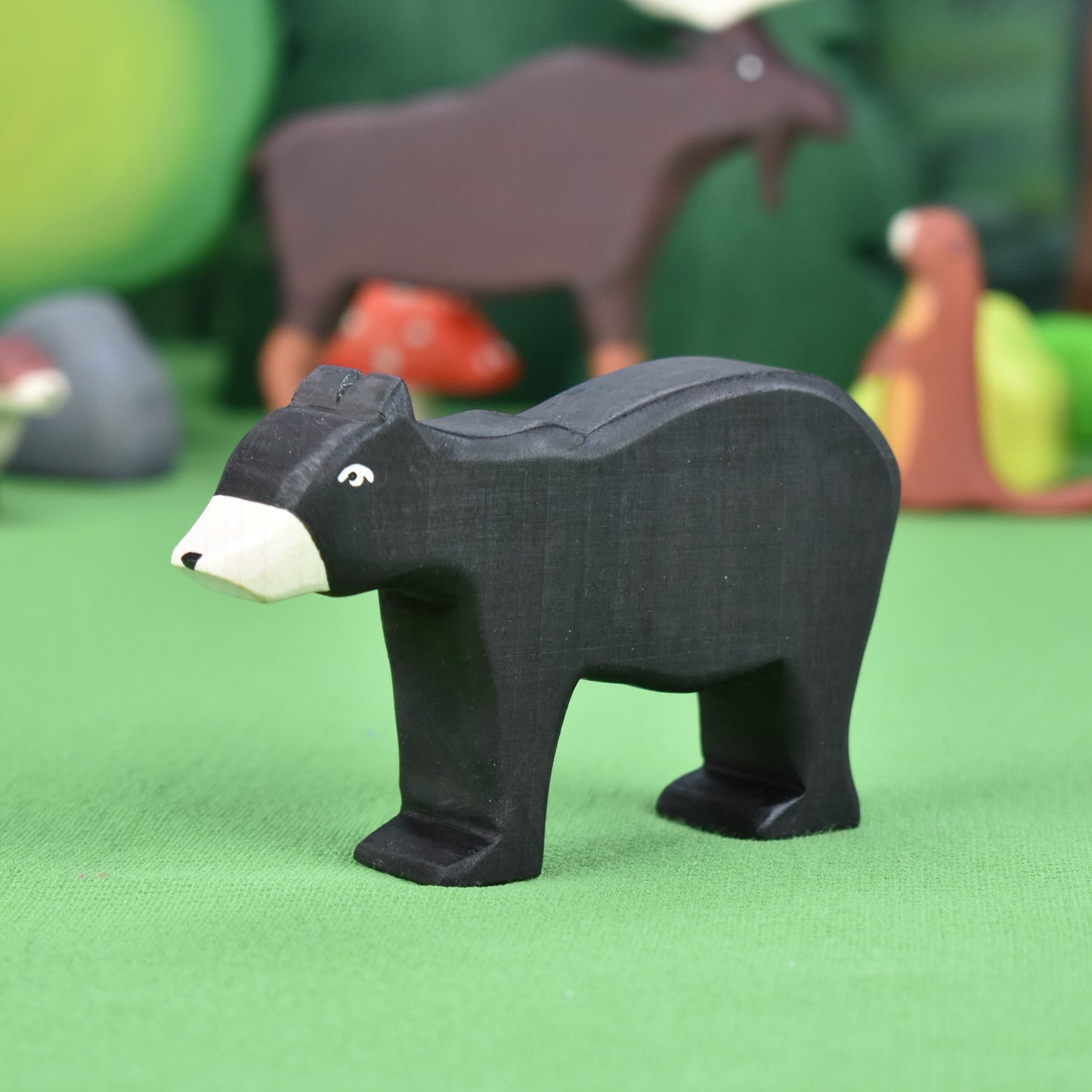 North American Animals - wooden toy figurines