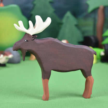 North American Animals - wooden toy figurines