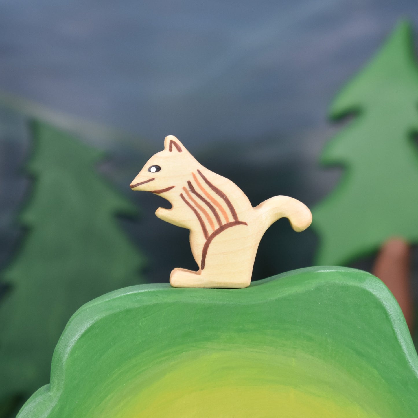 Woodland animals - Waldorf wooden toys