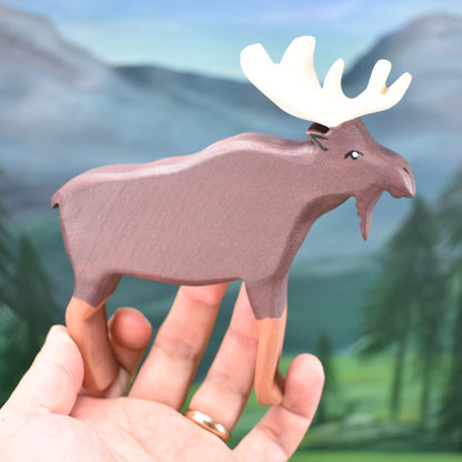 North American Animals - wooden toy figurines