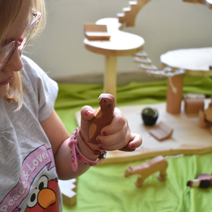 North American Animals - wooden toy figurines