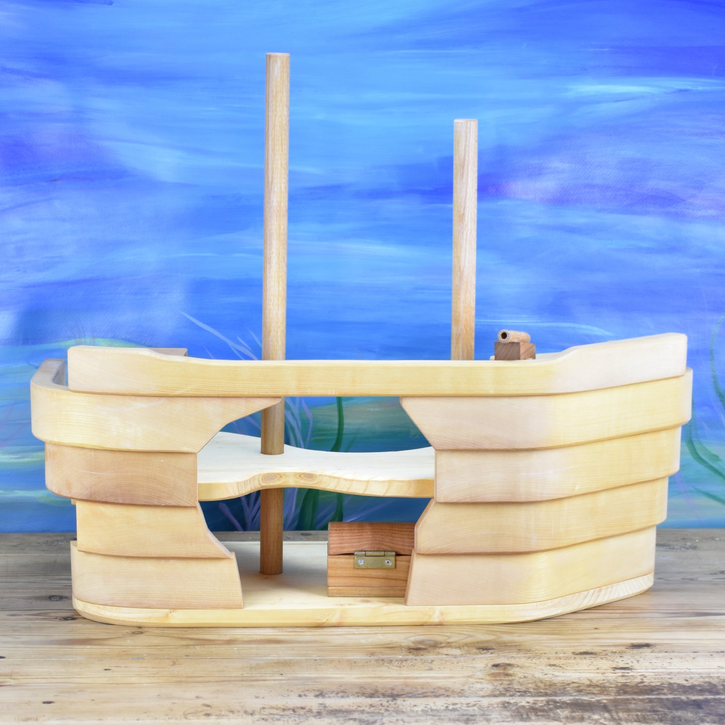 Waldorf Dollhouse - Sunken Ship | Wooden Dollhouse