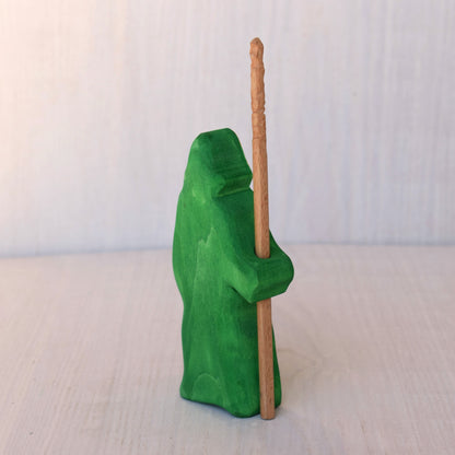 The Druid - Wooden toy figurine, Waldorf wooden toy