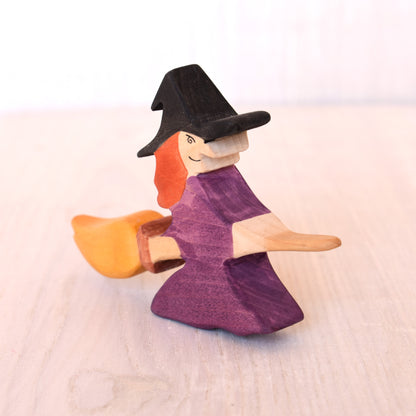 Wooden witch doll - Waldorf wooden toys