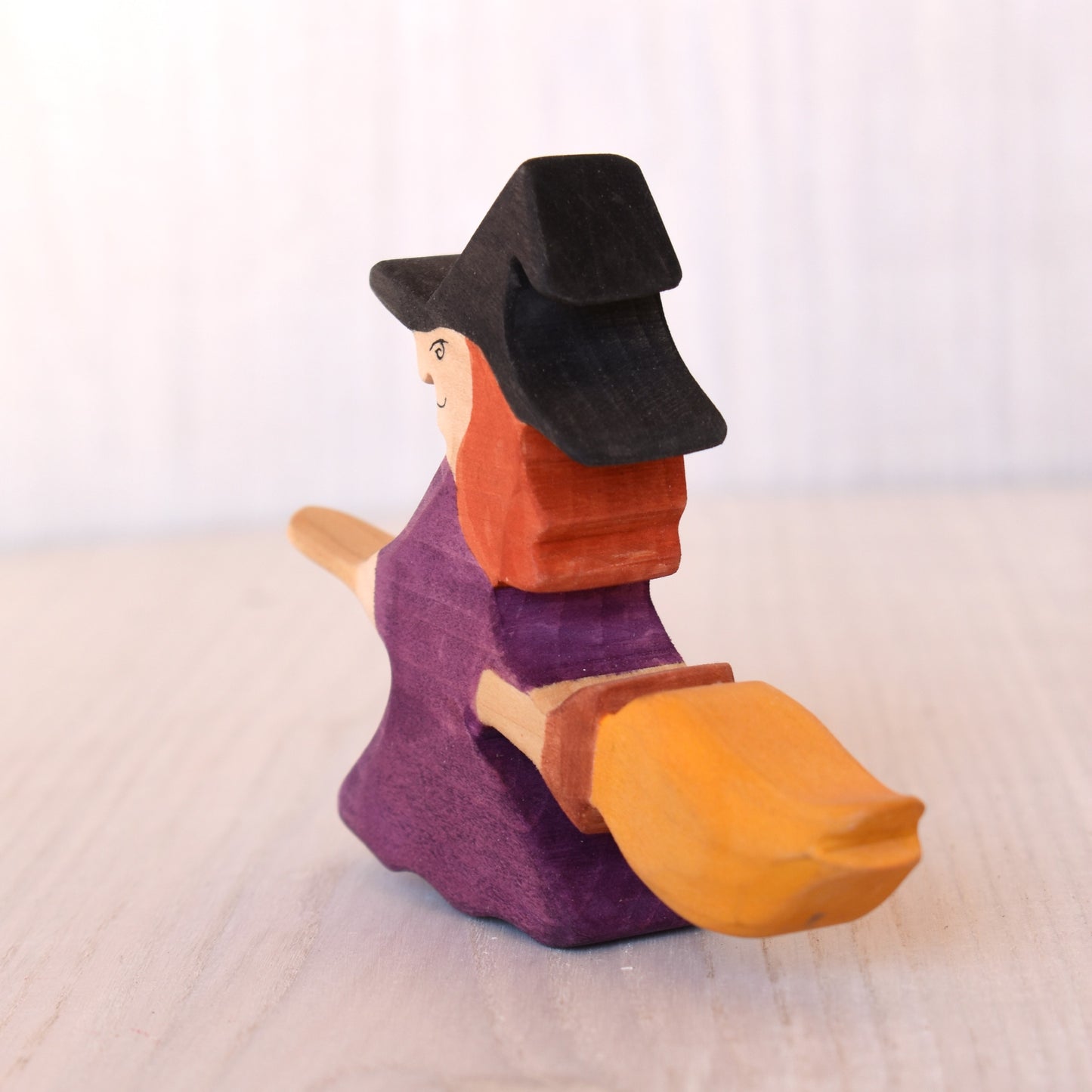 Wooden witch doll - Waldorf wooden toys