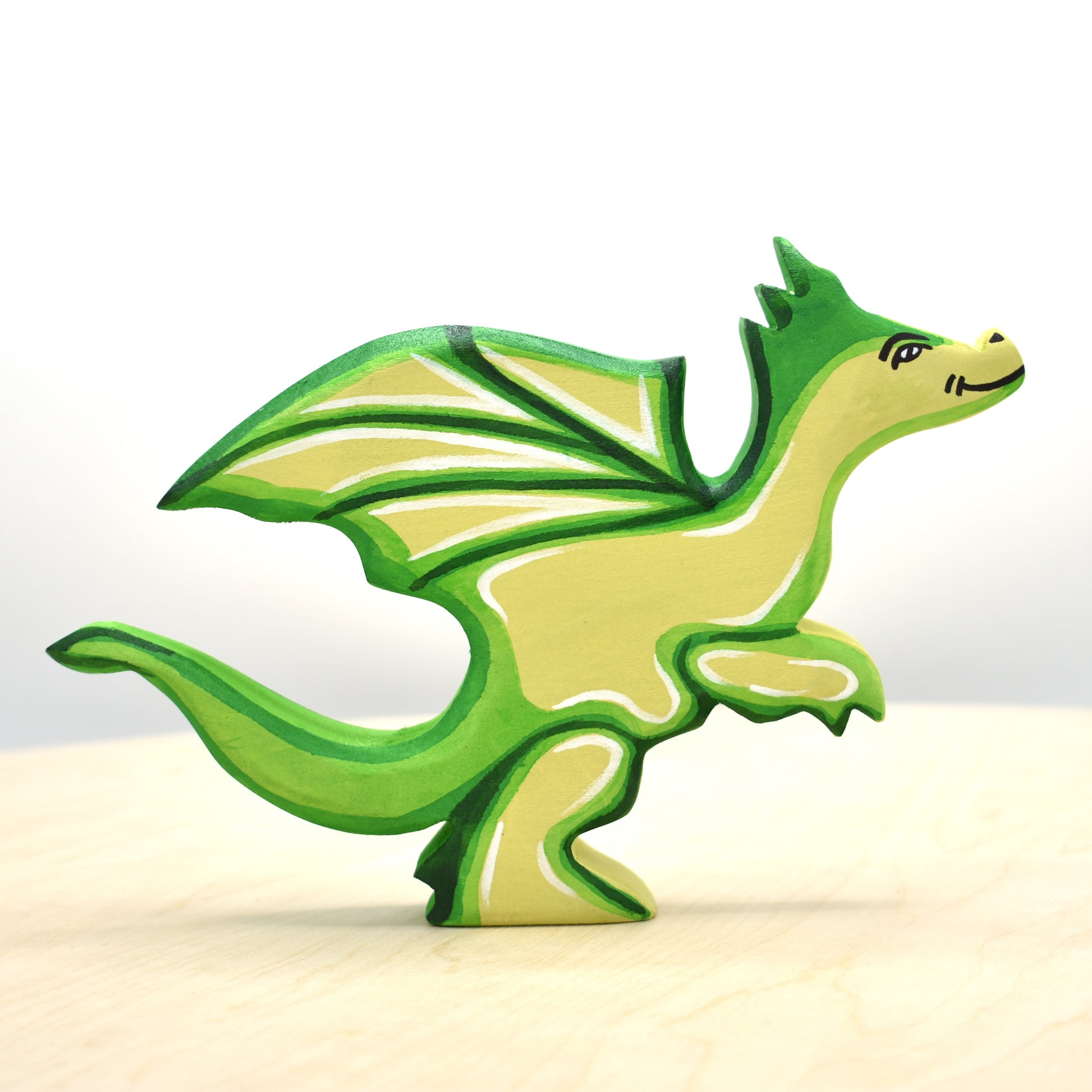 Waldorf Wooden Dragon Toy - PoppyBabyCo