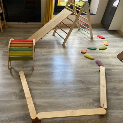 Pikler Triangle, Ramp, Rocker, Balance Beams & Rocks