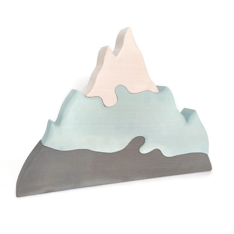 Glacier Mountains - Waldorf wooden toys