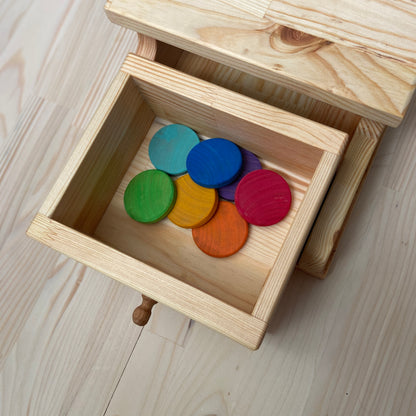 Montessori bebe object permanence box