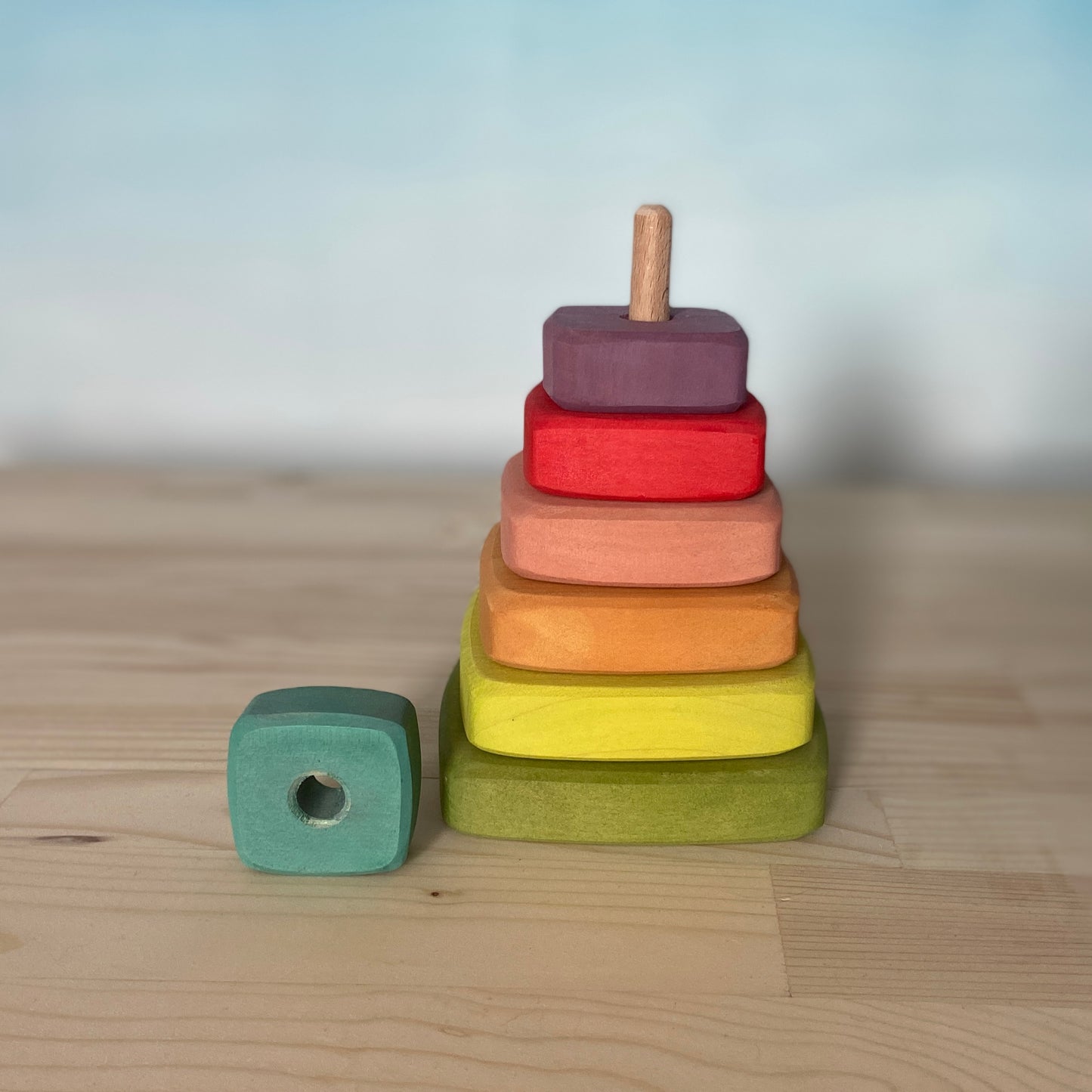 Montessori Bebe Wooden Stacker