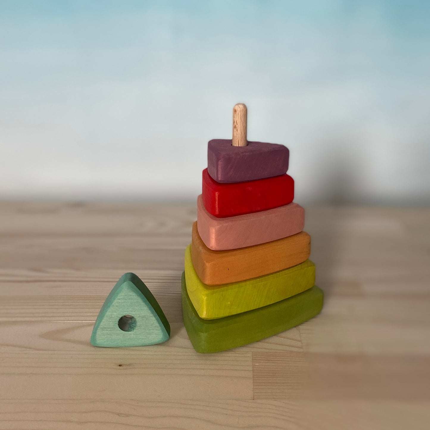 Montessori Bebe Wooden Stacker