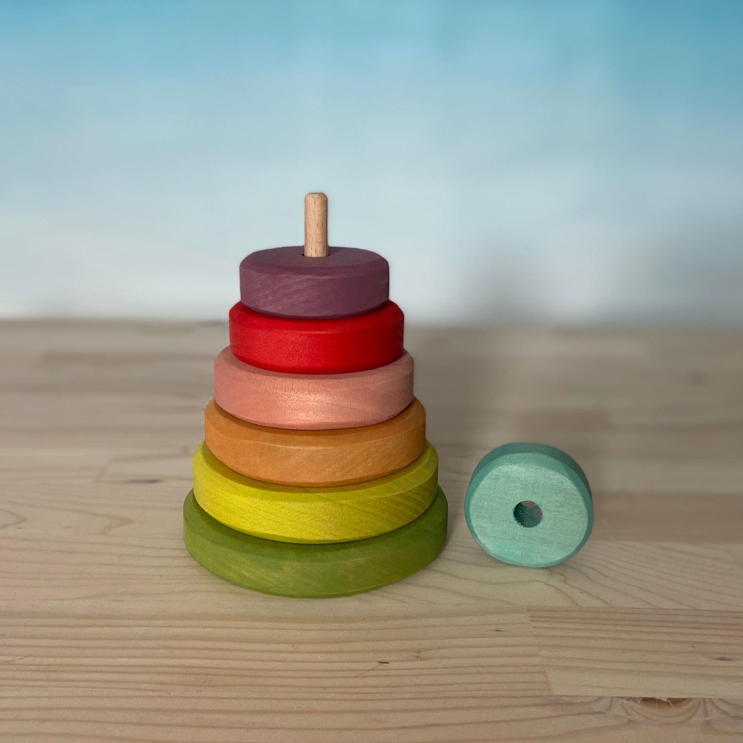 Montessori Bebe Wooden Stacker