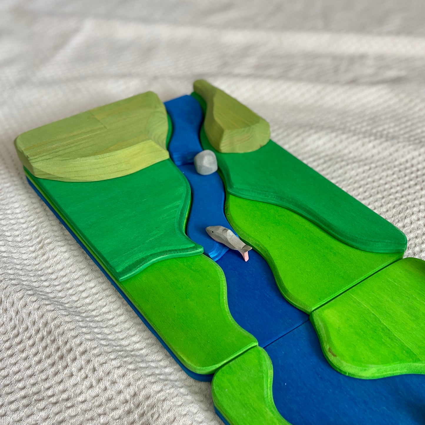 Waldorf toys - The River Diorama | Open ended toys