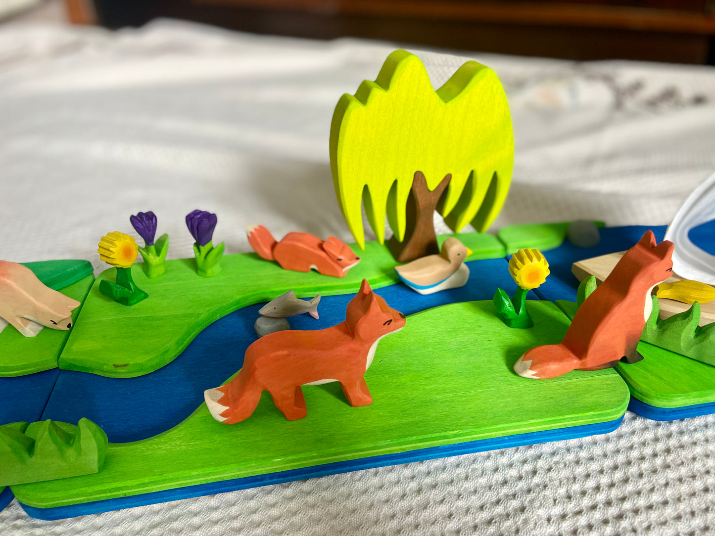 Waldorf toys - The River Diorama | Open ended toys