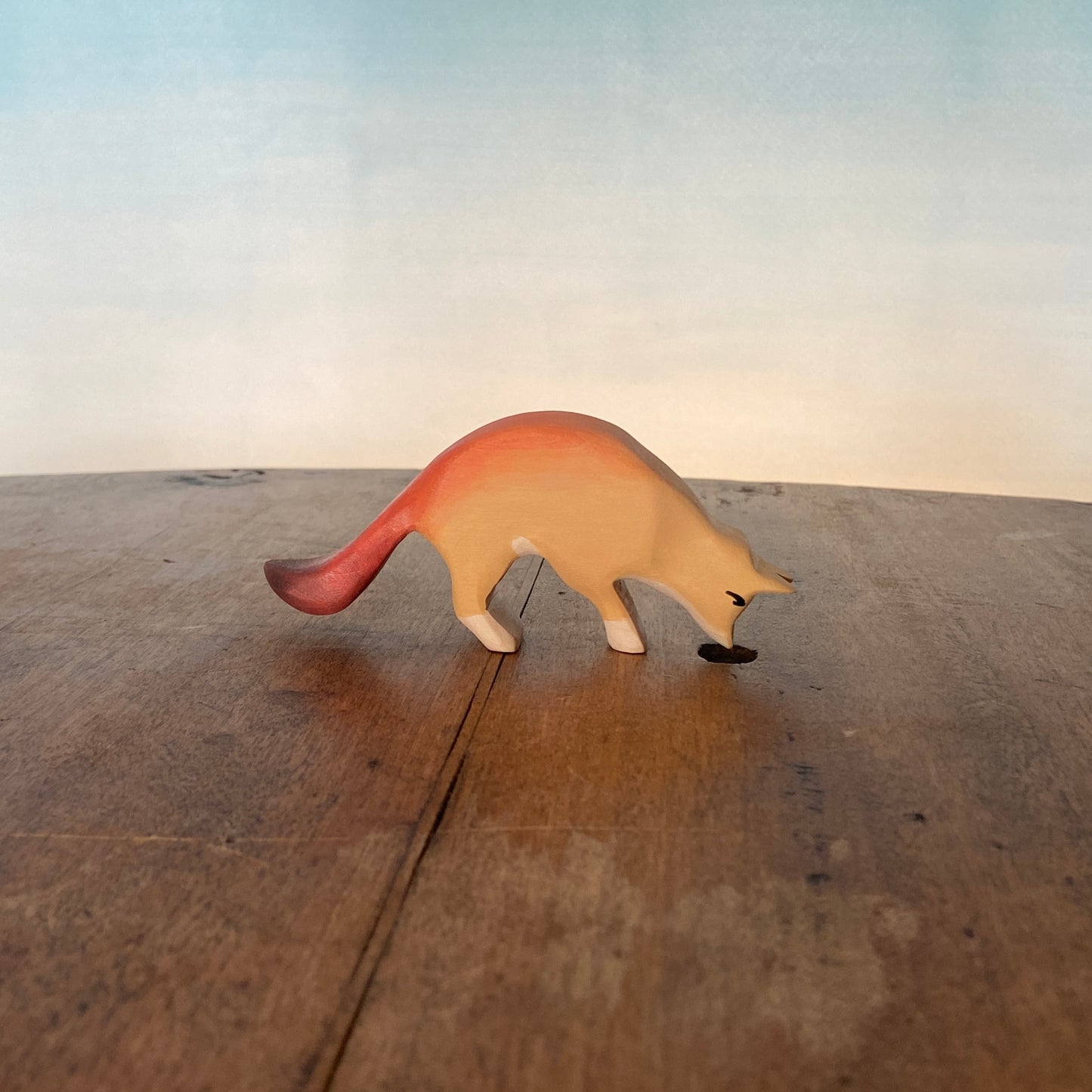 Wooden animal toys - Foxes | Waldorf toys