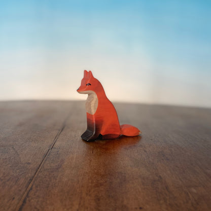 Wooden animal toys - Foxes | Waldorf toys