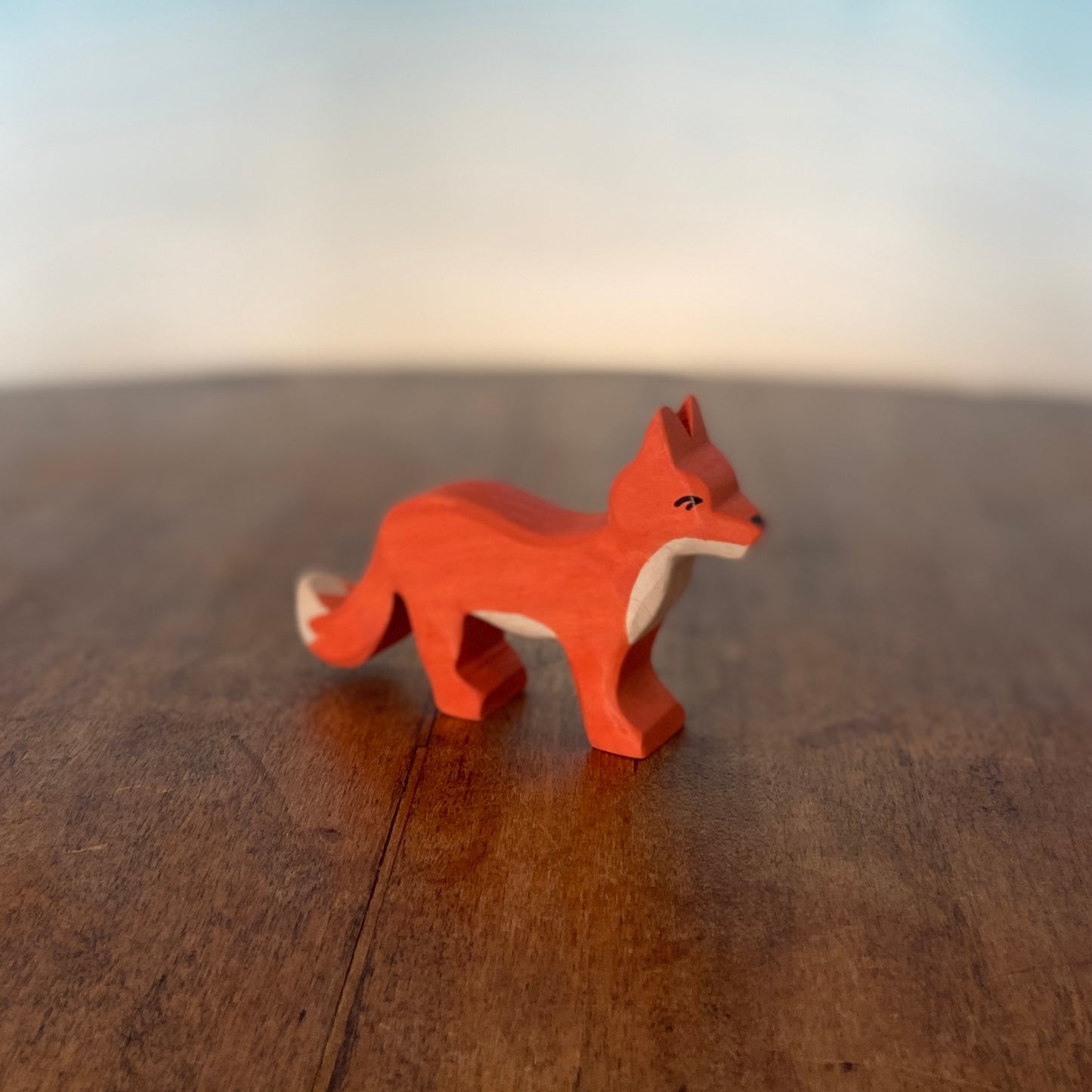 Wooden animal toys - Foxes | Waldorf toys