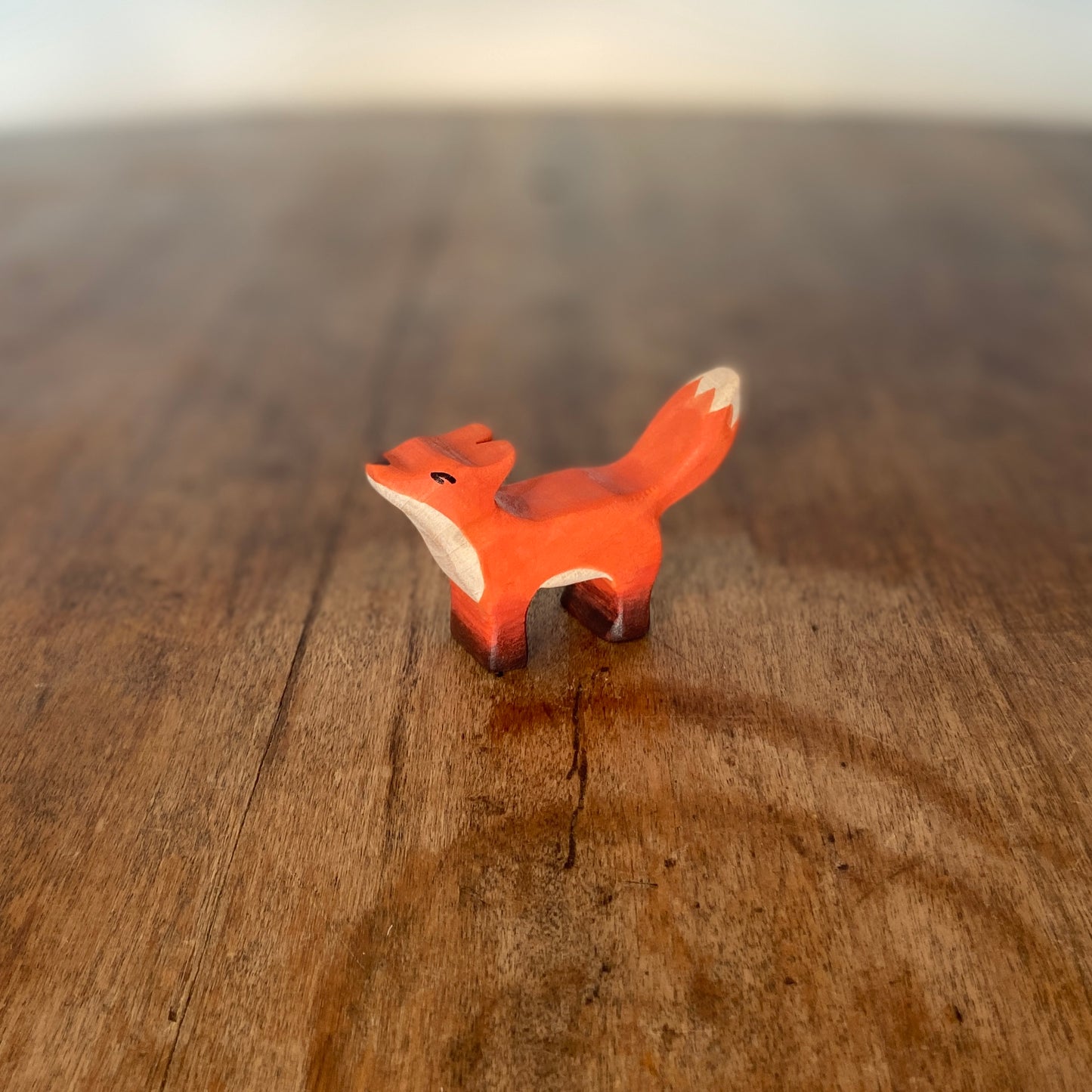 Wooden animal toys - Foxes | Waldorf toys