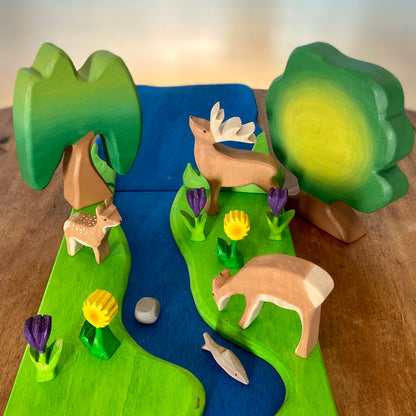 Waldorf toys - The River Diorama | Open ended toys