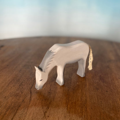 Wooden farm animals - Horse family | Waldorf toys