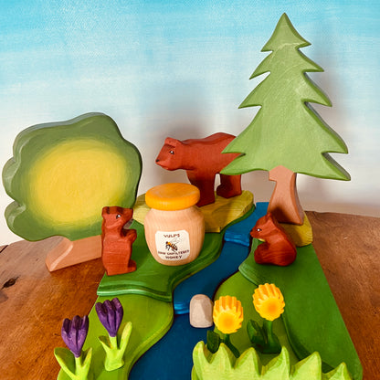 Waldorf toys - The River Diorama | Open ended toys