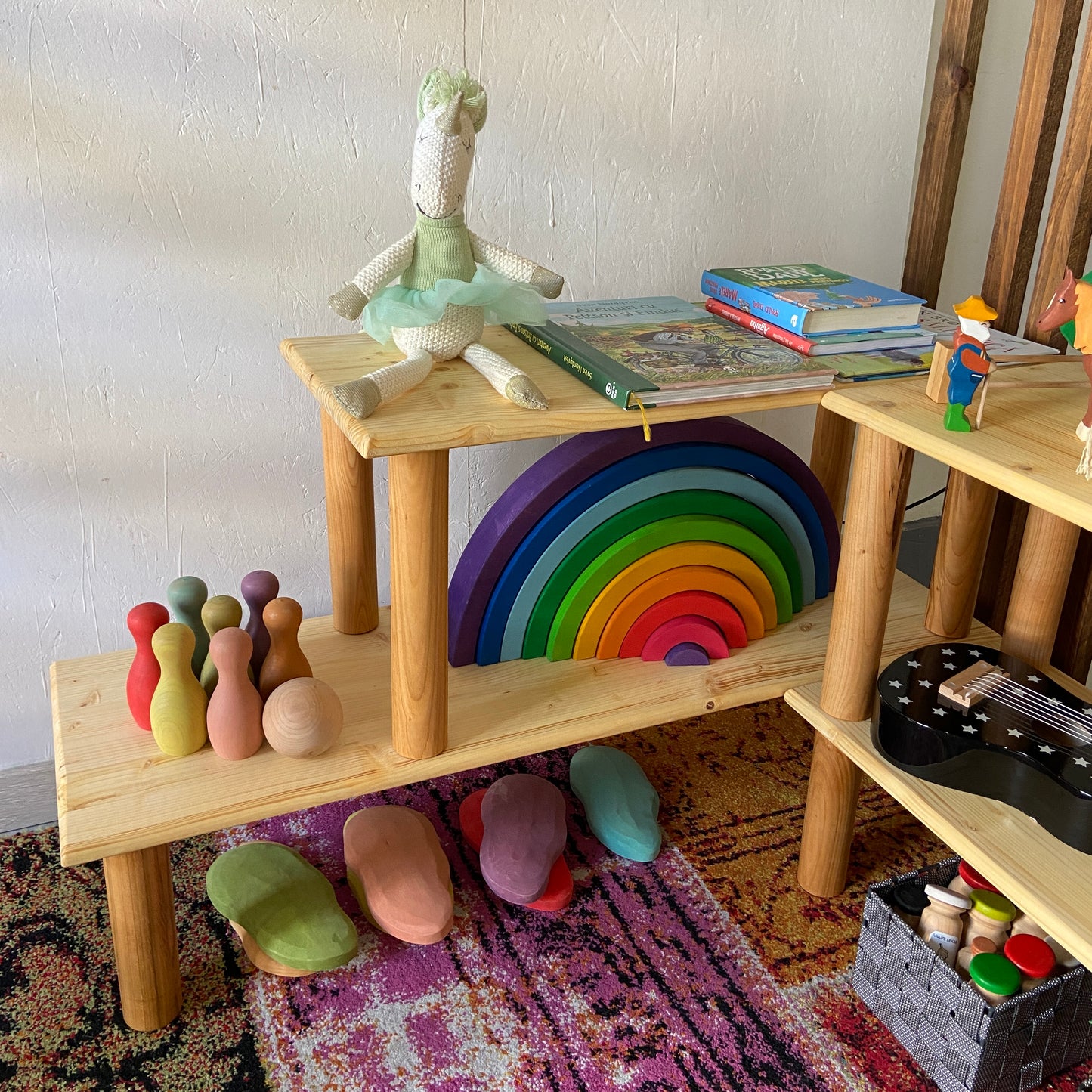 Montessori shelves | Montessori furniture | Playroom furniture