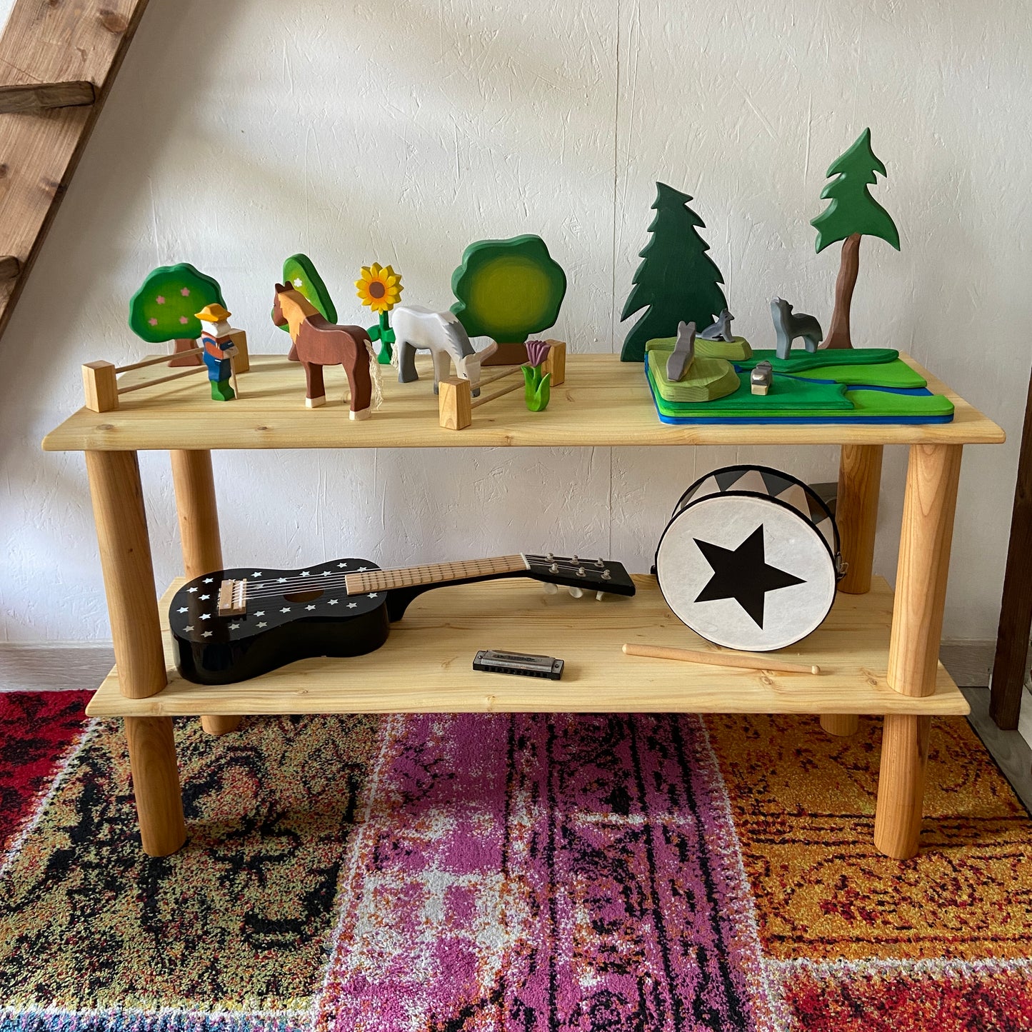 Montessori shelves | Montessori furniture | Playroom furniture