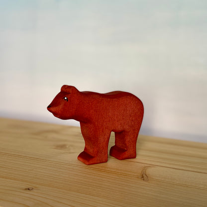 Wooden animals - Bear & Cubs | Waldorf toys