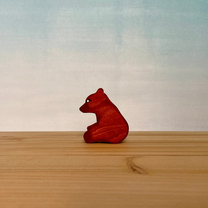 Wooden animals - Bear & Cubs | Waldorf toys