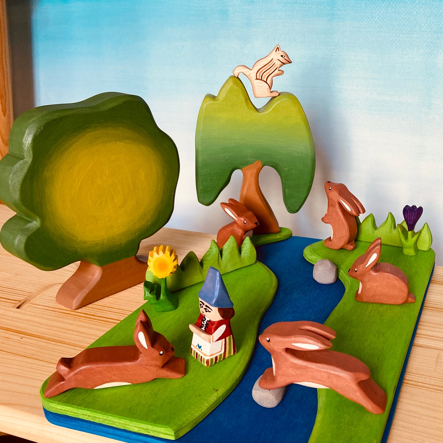 Waldorf toys - The River Diorama | Open ended toys