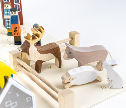 Wooden Advent Calendar Kit for Kids