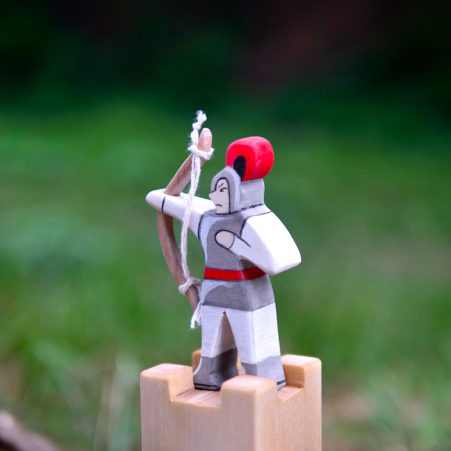 Wooden toy soldiers