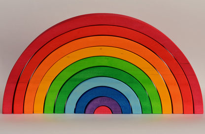 Wooden Rainbow Stacker - 10 arches