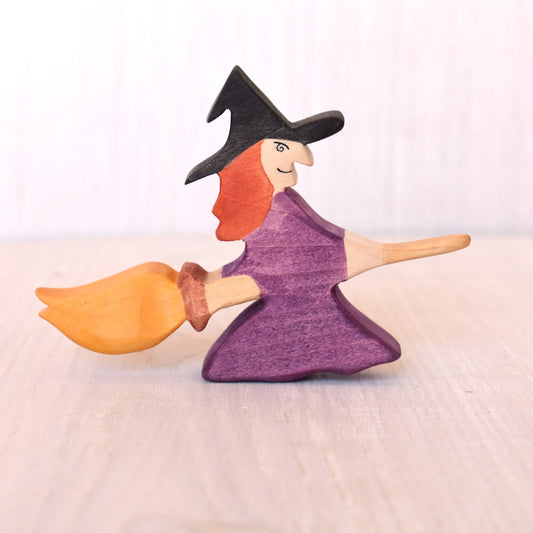 Wooden witch doll - Waldorf wooden toys