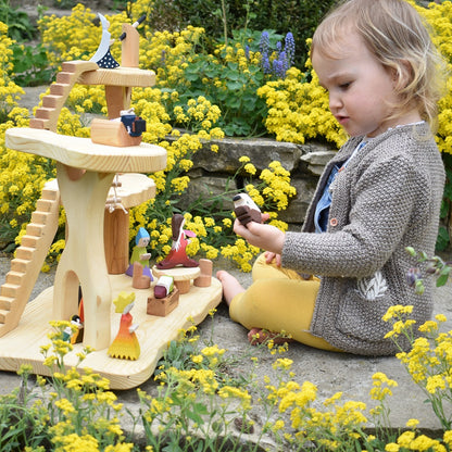 Wooden fairy dollhouse - Waldorf dollhouse